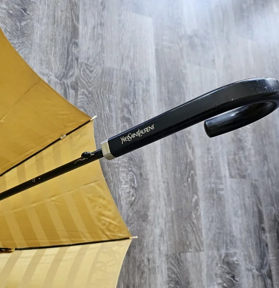 Yves Saint Laurent YSL Large Gold Umbrella - Picture 11 of 13